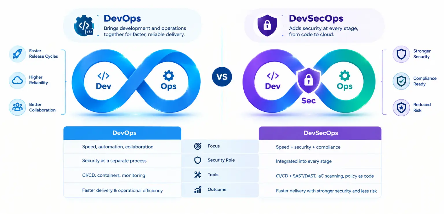 What Is The Difference Between Devops And Devsecops?