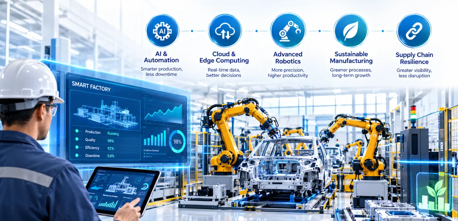 A Look into Trends Governing The Future Manufacturing In Industry