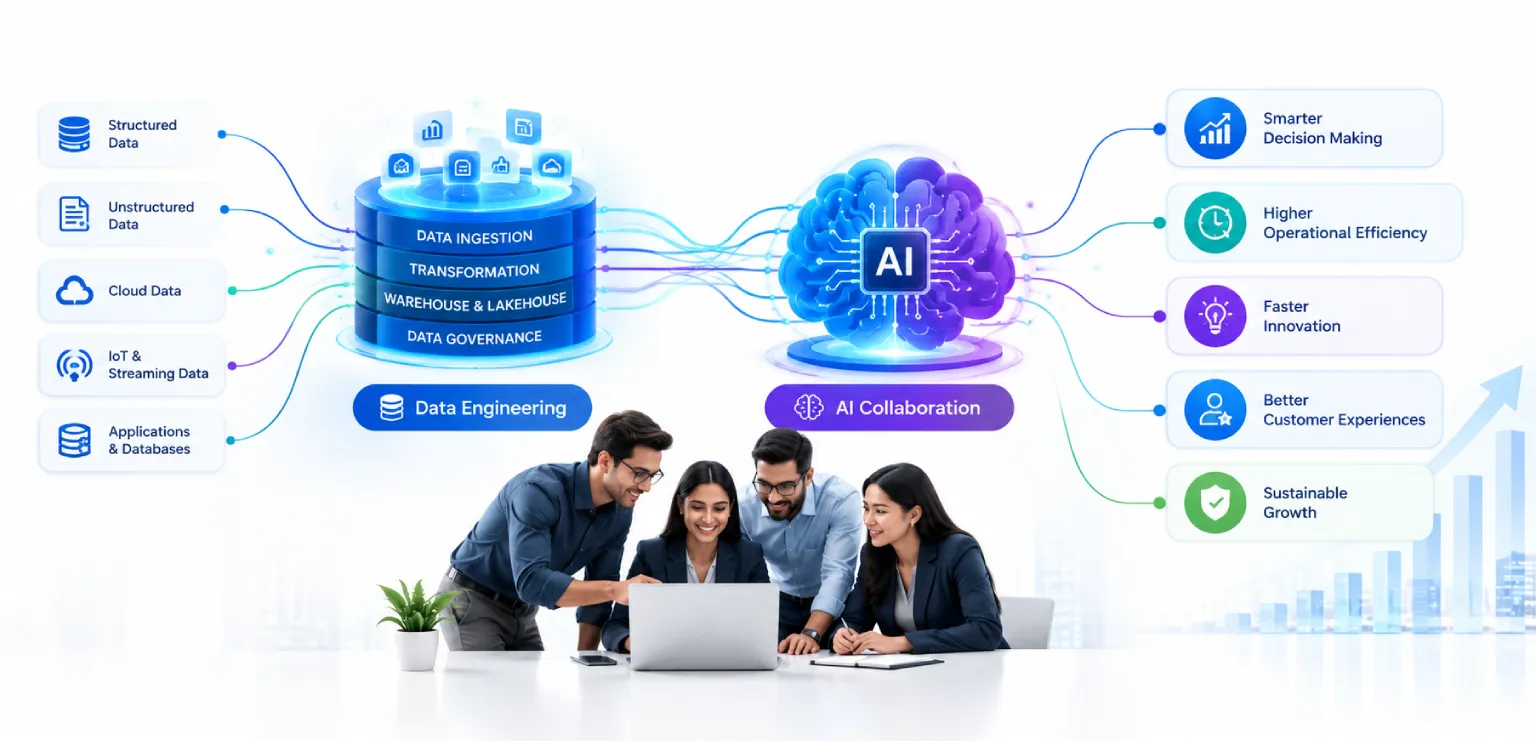 The Role of Data Engineering and AI Collaboration in Modern Business Success