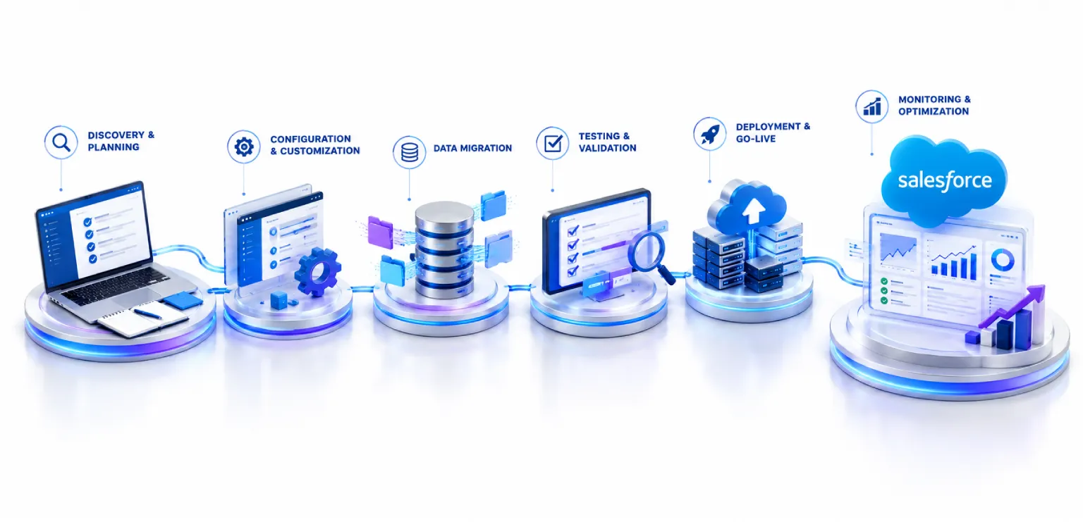 Step-by-Step Salesforce Implementation Process for Enterprises