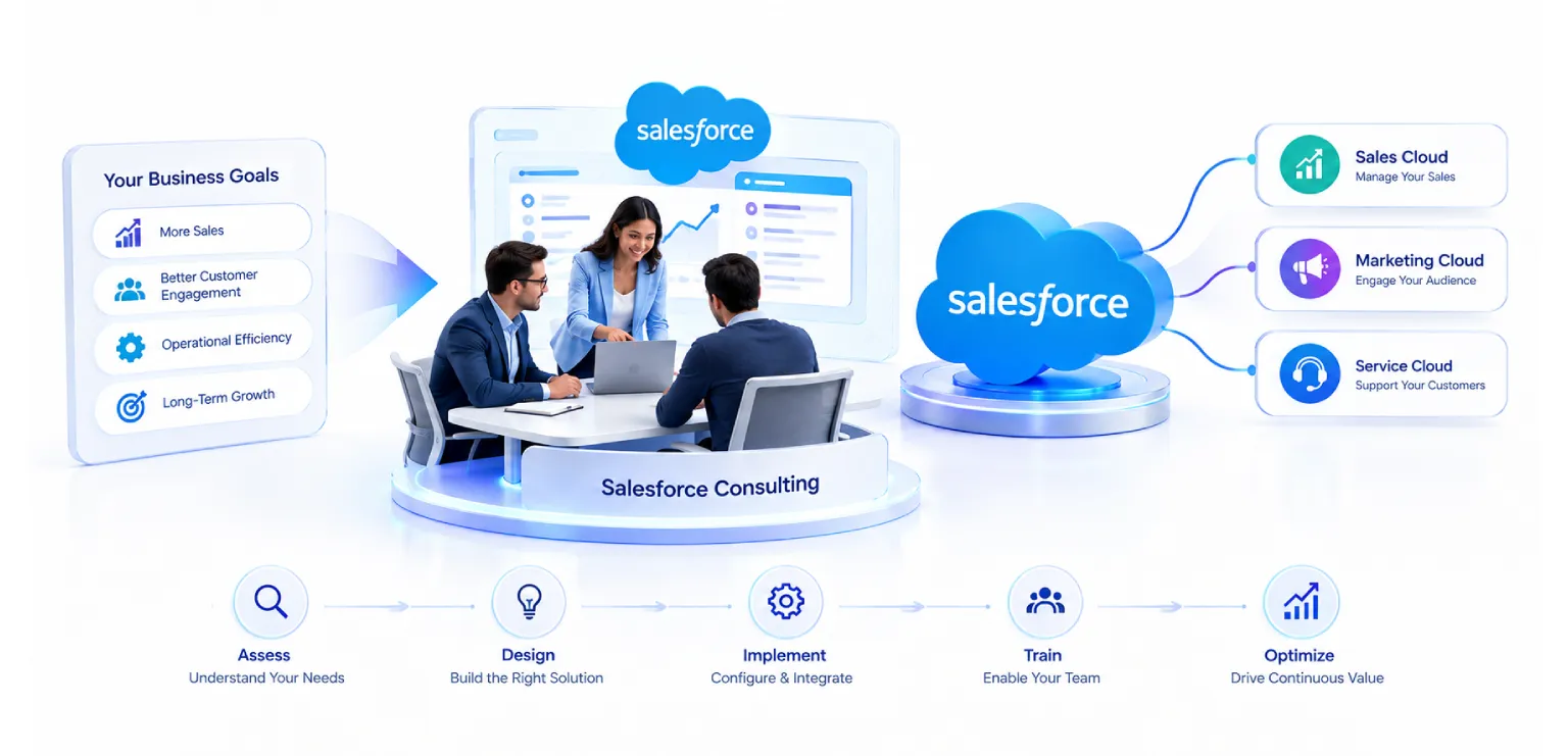 What Does a Salesforce Consulting Company Actually Do?