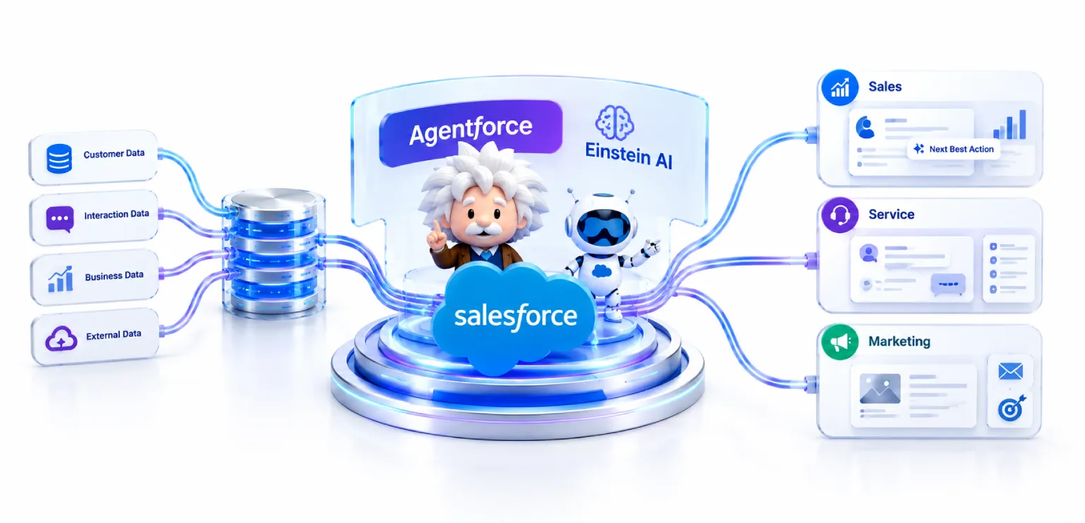 Agentforce & Einstein AI: How Enterprises Are Embedding AI Inside Salesforce