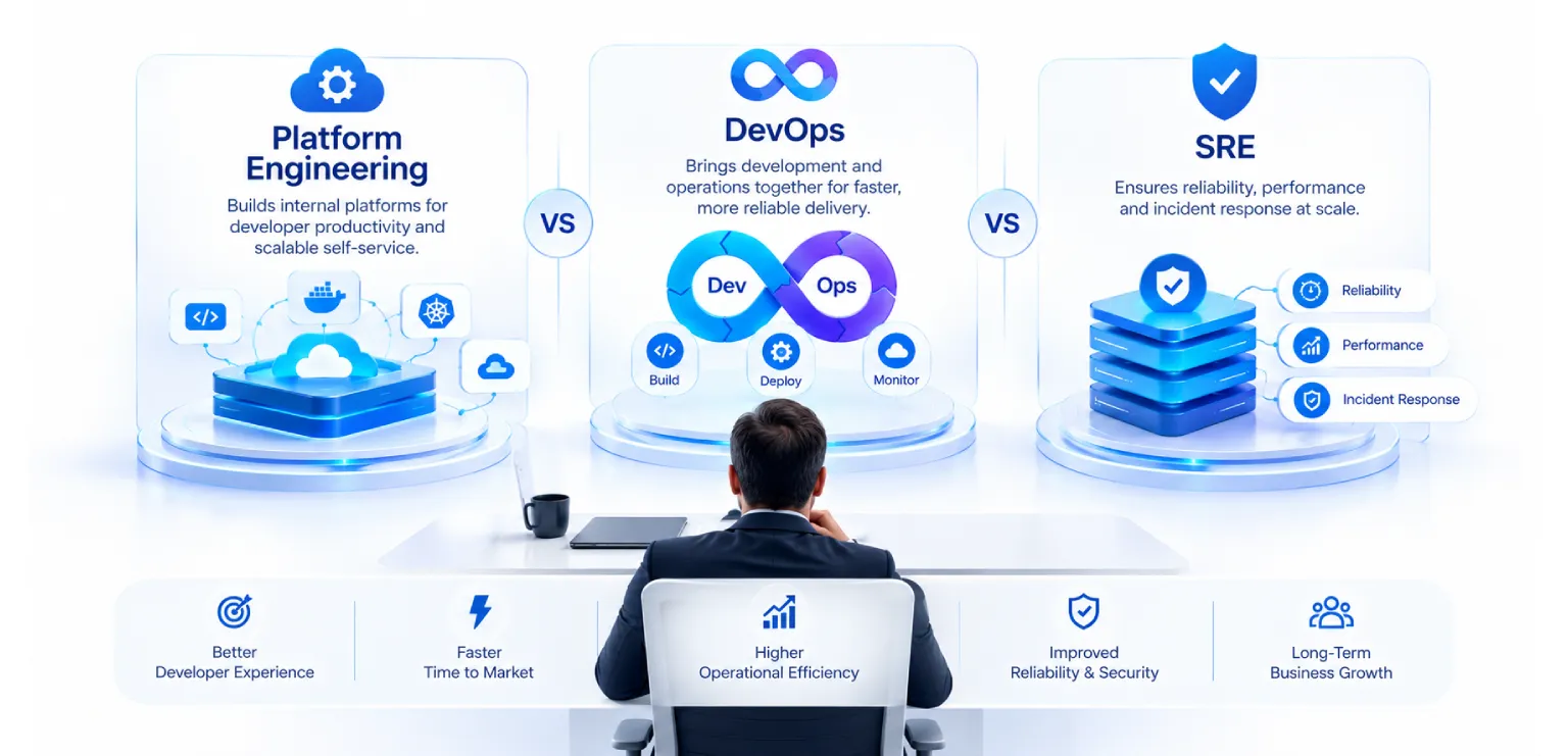 Platform Engineering vs DevOps vs SRE
