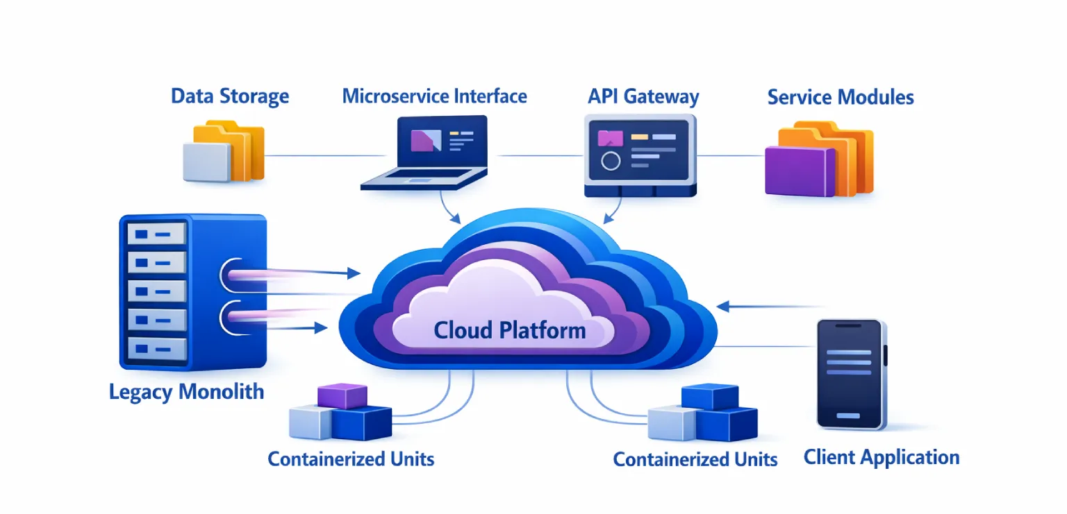 Breaking the Monolith: Migrating Legacy Apps to Microservices on the Cloud