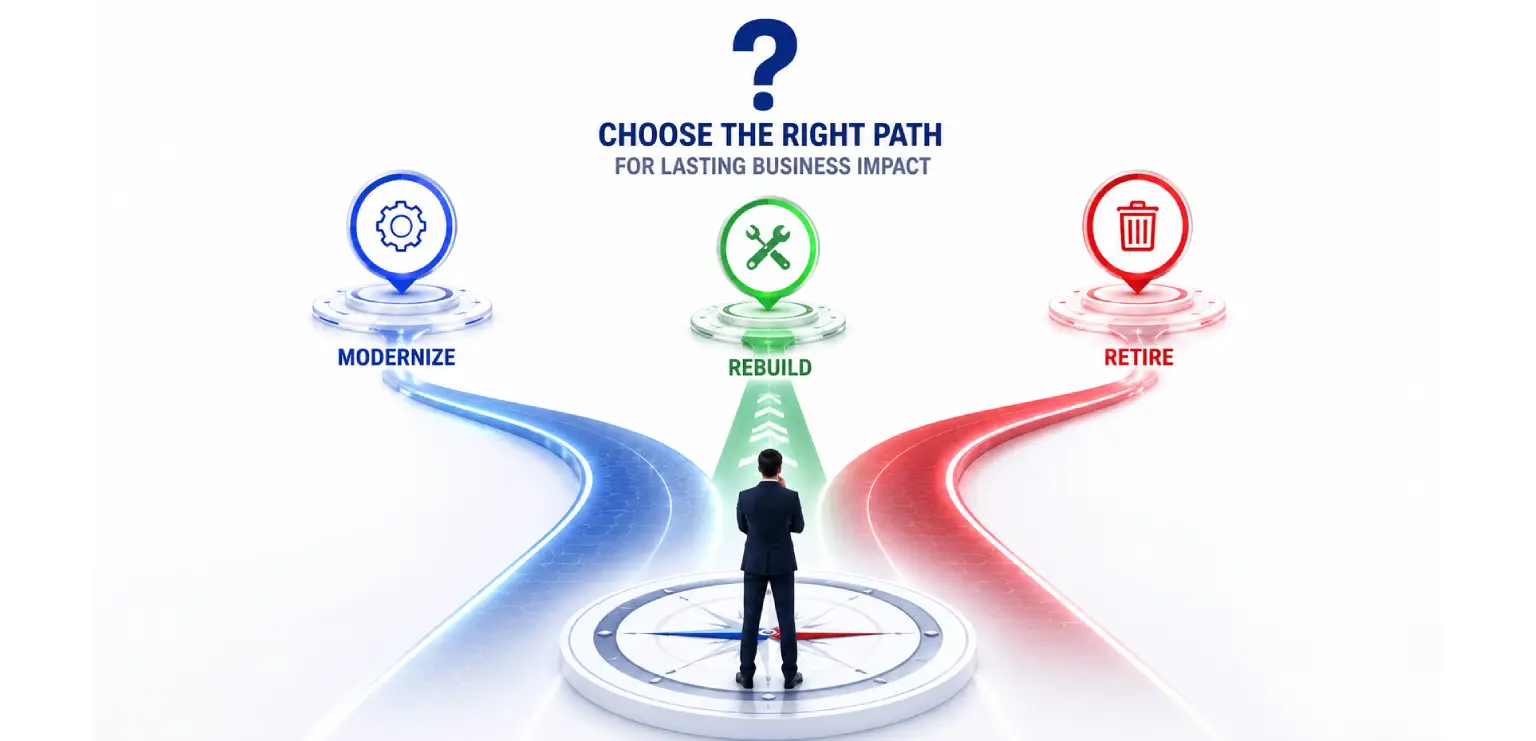 Modernize, Rebuild or Retire? A Decision Framework for Enterprise Leaders